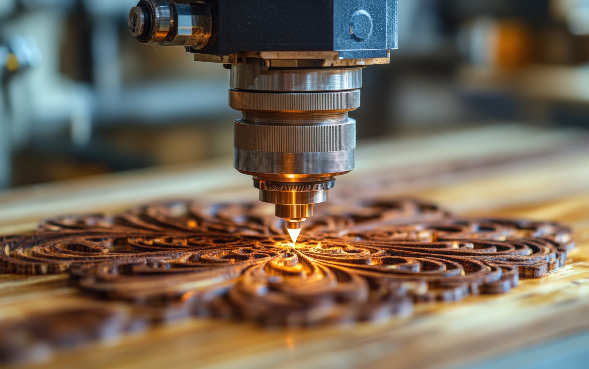 La gravure laser sur bois est une technologie de précision dont les applications sont multiples. © ArtsybitDesign, Adobe Stock 